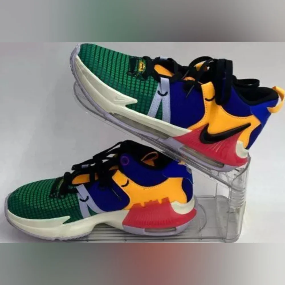 Nike LeBron Witness 7 GS 'Multi-Color Youth Size 7Y  Used Like New MSRP $198 - Picture 3 of 7